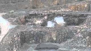 Tarmac Stancombe quarry blast [upl. by Ymmat]