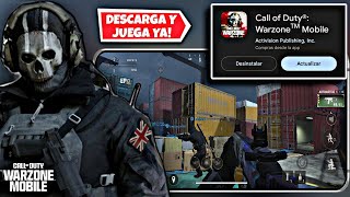 ULTIMA HORA NUEVA ACTUALIZACION DE WARZONE MOBILE  SOLUCION DE PROBLEMAS  DESCARGA Y JUEGA YA [upl. by Weslee]