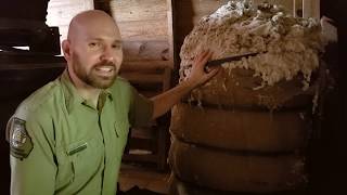 Jarrell Plantation  Steam Powered Cotton Gin [upl. by Lonee]