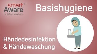 Basishygiene Händedesinfektion und Händewaschen  Pflichtunterweisungen Pflege  smartAware [upl. by Letsirc]