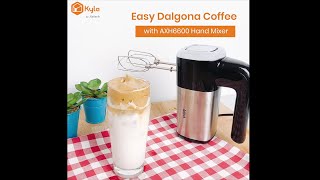 Dalgona Coffee in 5 minutes with AHX6600 Hand Mixer [upl. by Nathanoj177]