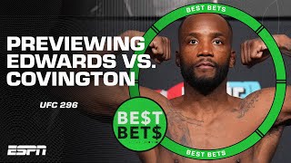 Best Bets for UFC 296 Leon Edwards vs Colby Covington  ESPN MMA [upl. by Acinorehs51]