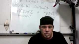 Justice Rooke Vs Freeman Menard Court of Public Opinion  Canada [upl. by Tsai]