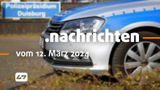 STUDIO 47 nachrichten  12032024  POLIZEIBEKANNTER JUGENDLICHER FESTGENOMMEN [upl. by Kihtrak980]