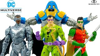 DC Multiverse Riddler Tim Drake Batwing amp Anti Monitor Review [upl. by Blatman]