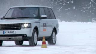 Range Rover offroad in Finnish winter conditions [upl. by Yemerej]