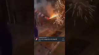 Puppy Has The Best Reaction To Fireworks [upl. by Lledniw]