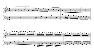 Bach Invention 8 in F Major BWV 779 Urtext Edition [upl. by Renmus]