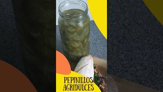 Pepinillos agridulces shorts comidacolombiana viral cocinaconkt [upl. by Inoliel]