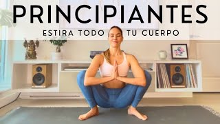 Clase de Yoga para Principiantes 10 Minutos  5 Posturas de Yoga para Estirar Todo el Cuerpo [upl. by Fessuoy]