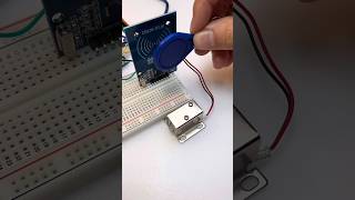 RFID DIY Arduino Project with Solenoid Magnetic Lock arduino electronics engineering tech diy [upl. by Annairb]