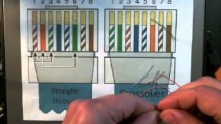 How to Make an Ethernet CAT5 RJ45 Crossover Cable [upl. by Leorsiy297]