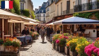 Montmartre Walking Tour  Paris France 4K  2024 [upl. by Derej]