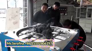 How to make BMC manhole cover Bulk Molding Compound press machine [upl. by Stilu]