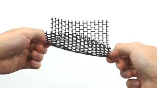 Shell metamaterials that deform outofplane with inplane loading [upl. by Soisanahta]