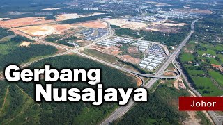 Gerbang Nusajaya Iskandar Malaysia  Development Progress Feb 2024 [upl. by Ailegave]