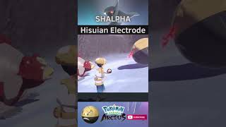 SHALPHA HISUIAN ELECTRODE shorts pokemon shiny alpha hisui electrode hisuianelectrode [upl. by Eelegna85]