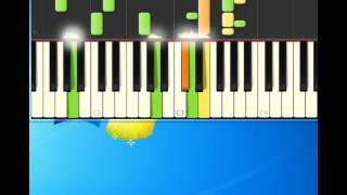 R E M Nightswimming Piano tutorial by Synthesia [upl. by Haleelahk273]