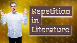 Is repetition a literary device [upl. by Allehcram961]