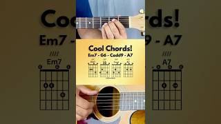 Check out this simple amp cool sounding chord progression Get your guitar and give it a try [upl. by Ahsiekram842]