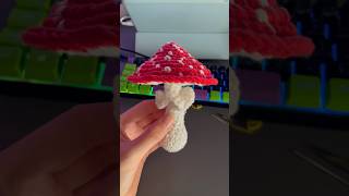 Crochet toadstool mushroom 🍄 crochet amigurumi handmade crochetmushroom toadstool [upl. by Hairahcaz628]