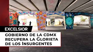 Recuperan la Glorieta de los Insurgentes en CDMX [upl. by Haniraz]