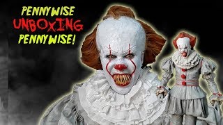 PENNYWISE UNBOXING PENNYWISE quotITquot Pennywise Ultimate NECA Action Figure [upl. by Naamann54]