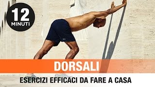 DORSALI ALLENAMENTO A CASA [upl. by Mot]