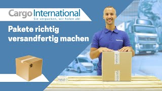 Paket amp Päckchen versenden und verpacken  So geht Paketversand richtig [upl. by Oynotna]