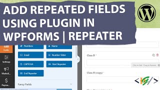 How to Add Repeated Field in Form in WPForms WordPress  Create One or More Fields Sets  Repeater [upl. by Gnah]