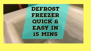 Defrost Freezer in 15 minutes [upl. by Attenyl439]