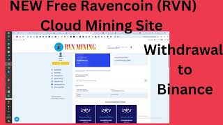 NEW Free Ravencoin RVN Cloud Mining Site Withdrawal to Binance [upl. by Nongim976]