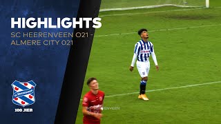 Highlights sc Heerenveen O21  Almere City O21 [upl. by Royo524]