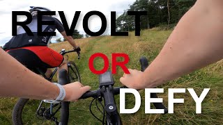 Giant Defy vs Giant Revolt on gravel trails [upl. by Arnulfo614]