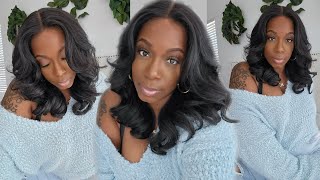 Outre SleekLay Part Brizella PERFECT Everyday Natural WIG w HD Lace NEW 40 Synthetic Wig Beginner [upl. by Nortna]