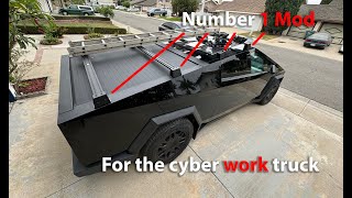 Cybertruck Roof Rack  It can do it all [upl. by Ahtar]