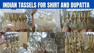 Indian tassels  fancy tassels  gota tassels  fancy latkan  Ramzan lace center  stylish tassels [upl. by Dido149]