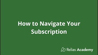 Relias Academy Subscription Navigation [upl. by Cecilius6]