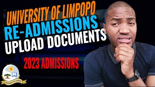 University of Limpopo ReAdmissions  How to Reapply online amp How to upload documents at UL online [upl. by Eserahs899]