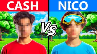 REALISTIC CASH vs REALISTIC NICO in Minecraft [upl. by Keg222]