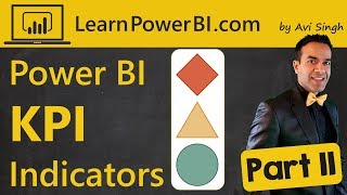 Power BI KPI Indicator Excel Icon Sets Part 2 of 3 [upl. by Travers]