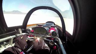 Speed Demon 426 mph Run  Cockpit View [upl. by Eiznikcm69]