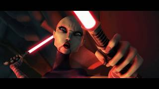 Luminara Unduli vs Asajj Ventress [upl. by Eatnuahs]