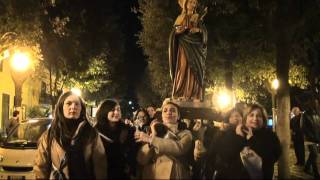 Gricignano CE  La processione di Santa Lucia [upl. by Aslehc]