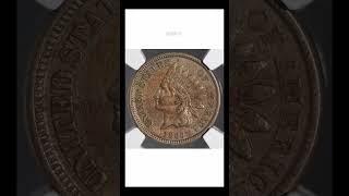 The 1860 Indian Head pennyshorts coins CoinCollecting [upl. by Ifok574]