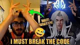 Wait what Zane imitates V33nus Crown pose 😅  Reacts on Blacklist Estes M3 skin [upl. by Manley984]