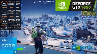 GTX 1650  Fortnite Chapter 5 Season 1  1080p Low Medium High Epic [upl. by Mil]