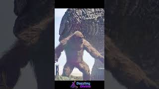 Supermassive Godzilla scares Kong kingkong godzilla monsterverse [upl. by Alyekahs]