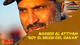 Mano a mano con Nasser Al Attiyah quotSoy como el Messi del Dakarquot [upl. by Emiolhs]