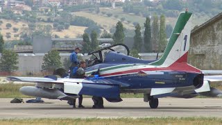 FRECCE TRICOLORI  AEROPORTO DI FALCONARA 18082022 ARRIVO [upl. by Nereus473]